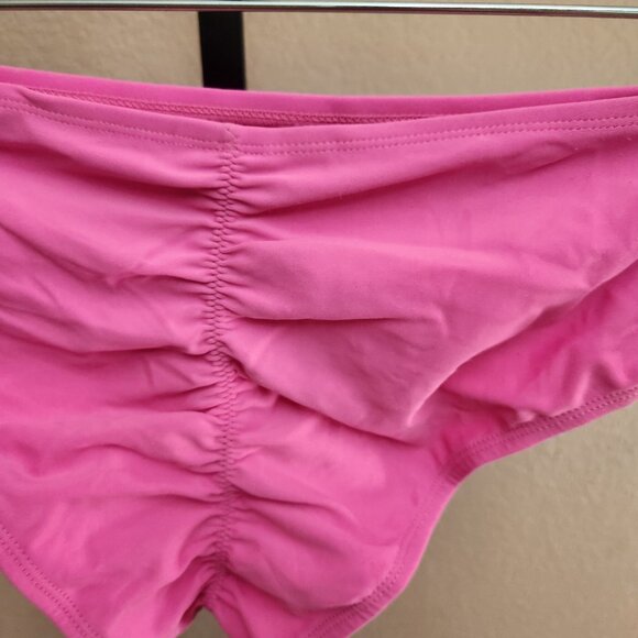Xhilaration Bikini Bottom Women's Size Medium Cheeky Swimsuit Hot Pink M - Picture 8 of 10